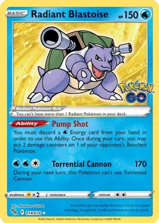 PokeDATA - Check current Pokemon card values for Radiant Blastoise